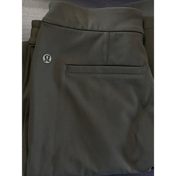 Lululemon Smooth Fit Wide-Leg Pants Dark Olive Green Women’s S 30" Inseam - Picture 7 of 8